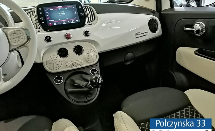 Fiat 500 1,0 Hybrid 70 KM | Dolcevita | Biały |2022
