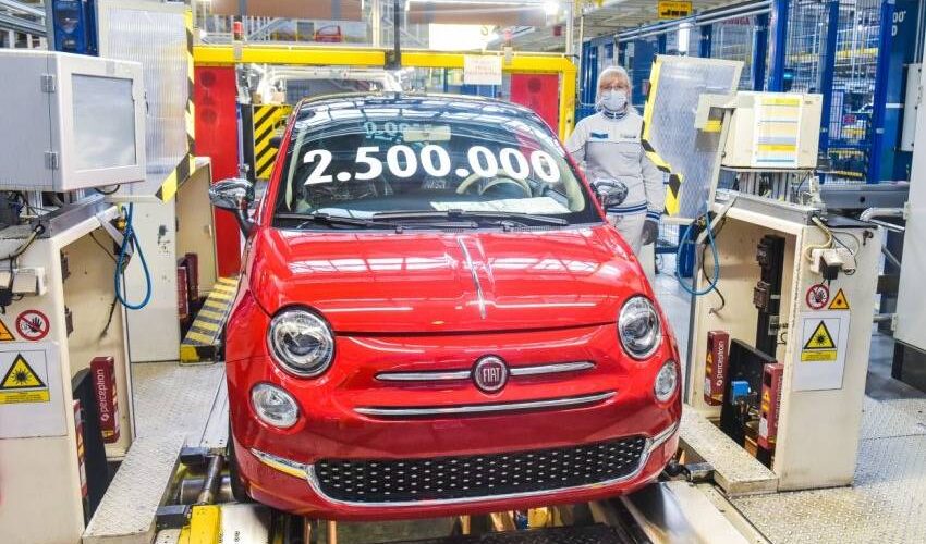 Dwuipółmilionowy Fiat 500 wyprodukowany w tyskiej fabryce Stellantis