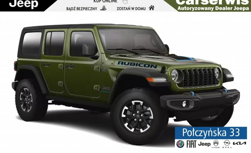 Jeep Wrangler Rubicon ICE 2.0 Turbo 272 KM ATX 4WD |Zielony  Sarge Green|MY24