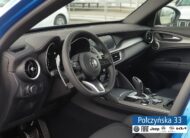 Alfa Romeo Stelvio Veloce Q4 AT 2.0 280 KM|Misano Blue|Czarna skóra|Asystent Kierowcy+