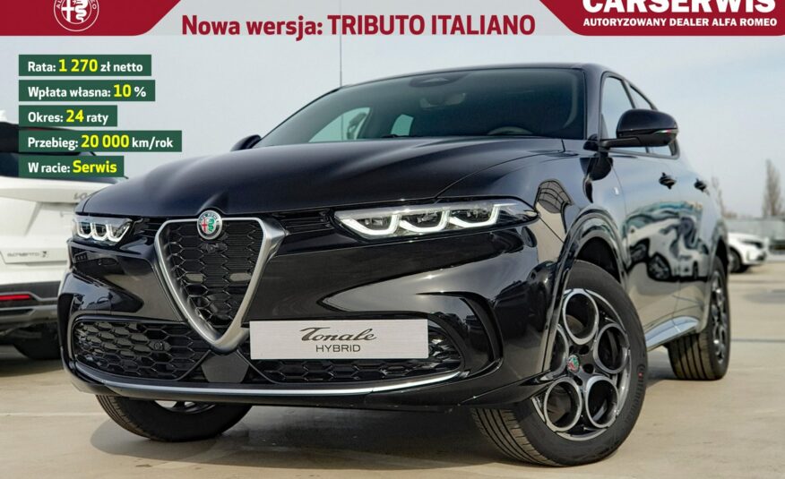 Alfa Romeo Tonale Tonale TI 1.3 280 KM AT6 PHEV|Pakiety: Winter i ADAS2|Rata 1270 zł/msc