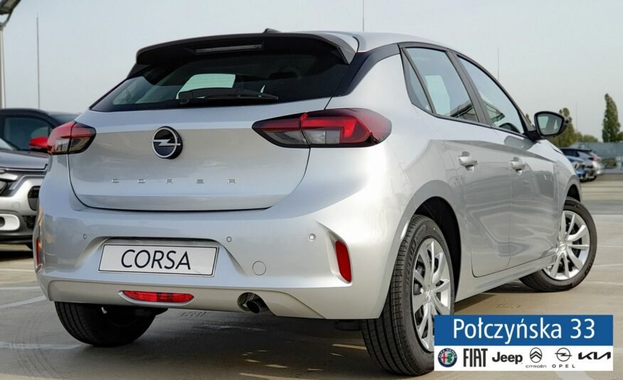 Opel Corsa 1.2 75 KM MT5 S/S | Srebrny – Kristall | 2024