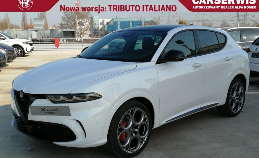 Alfa Romeo Tonale Tributo Italiano |1,5 160 KM | Alfa White/czarny dach| MY24