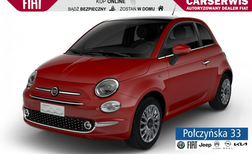 Fiat 500 1,0 70 KM | Pakiet Dolce Vita | Czerwony Passione